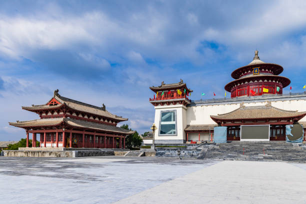 istock Ancient architecture landscape in Shanxi, China 2155863789