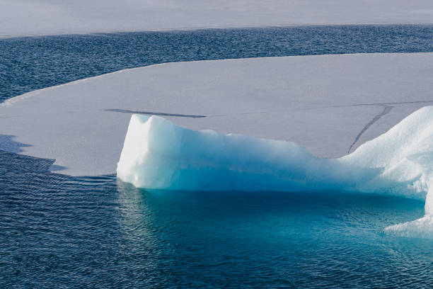 istock Majestic Arctic Iceberg with Pristine Frozen Waters 2155865872