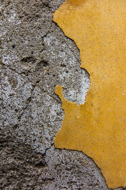 istock A wall with a yellow and gray paint job 2155866783