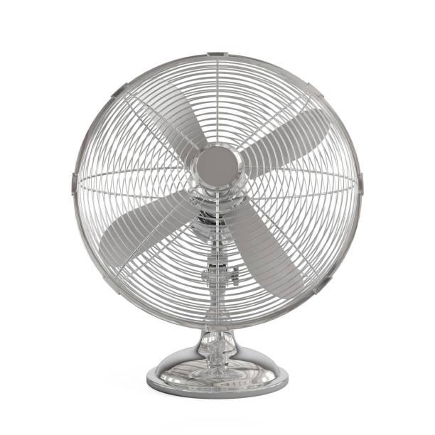 istock 3D illustration of a compact fan on a white backdrop 2155874976
