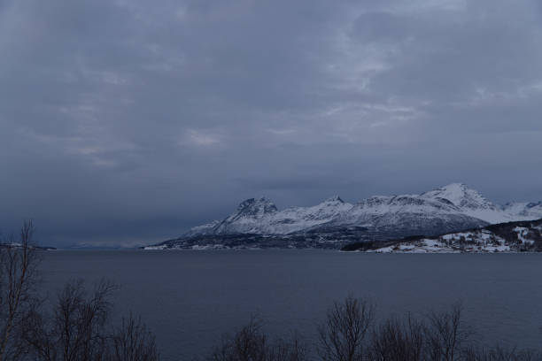 istock Norwegian fjord during the arctic night 2155875138