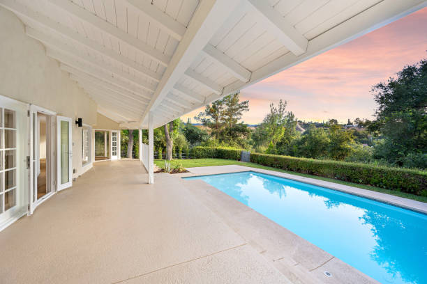 istock Luxurious Los Angeles remodeled residence with a pool 2155877141