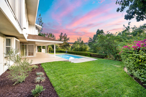 istock Luxurious Los Angeles remodeled residence with a pool 2155877145