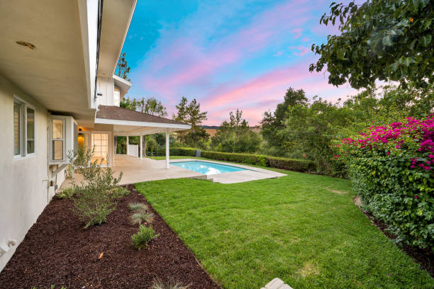 istock Luxurious Los Angeles remodeled residence with a pool 2155877168