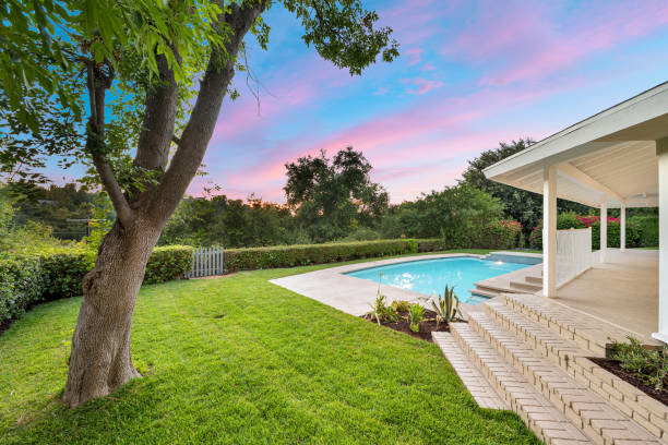 istock Luxurious Los Angeles remodeled residence with a pool 2155877193