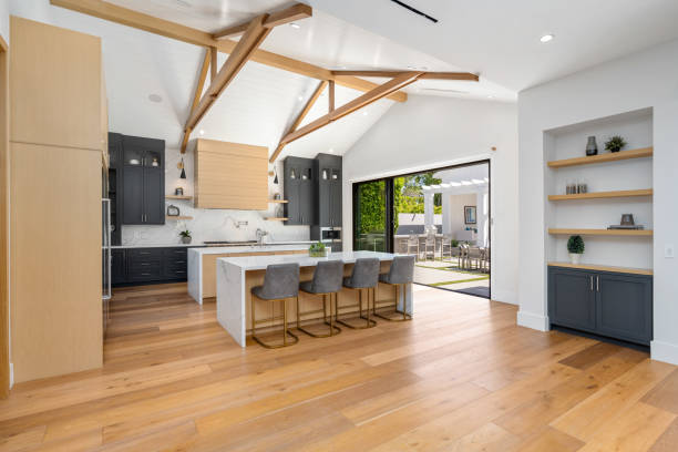 istock a spacious kitchen with open floor plan and lots of storage 2155879346