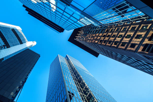 istock Modern Skyscrapers in Frankfurt's Financial District 2155884426