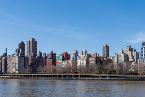 istock New York City skyline with blue sky 2155884943