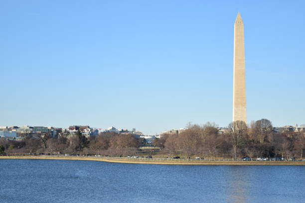 istock Iconic Washington Monument against a clear sky 2155885200
