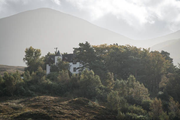 The Sun shining through the clouds at Isle of Skye, Scotland