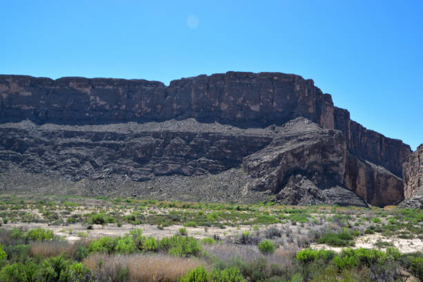 istock Hillside with soil and vegetation in sunlight, Big Bend National Park 2155887357