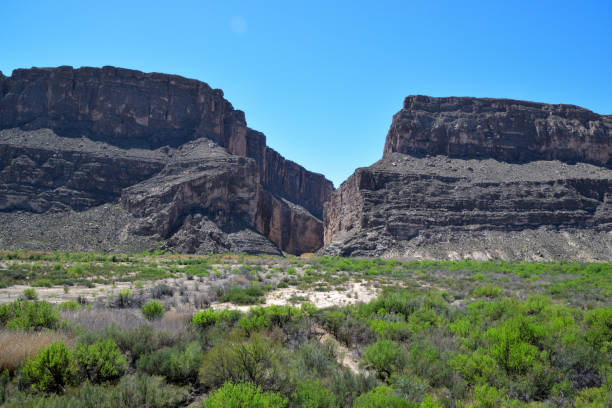 istock Hillside with soil and vegetation in sunlight, Big Bend National Park 2155887365