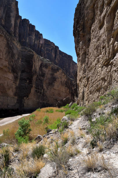 istock Hillside with soil and vegetation in sunlight, Big Bend National Park 2155887375