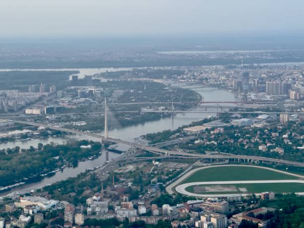 istock View of Belgrade from Plane 2155887909