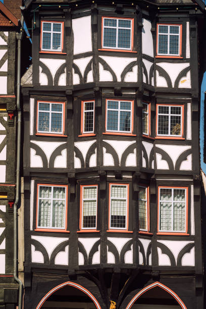 istock Historic Half-Timbered House Facade in Fritzlar, Germany 2155891492