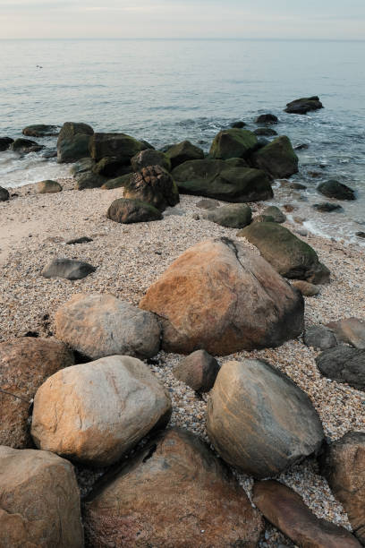 istock Rocky Shoreline at Dawn 2155893968
