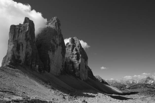 istock the rocky mountain range is surrounded by low clouds and mountains 2155896030