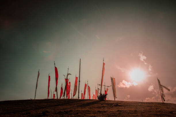 istock Prayers flags are for long lives, for dead and for living 2155897720