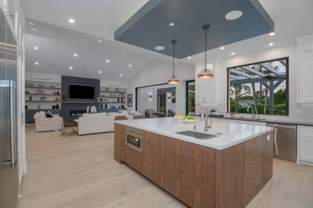 istock Kitchen in a modern new construction home in Los Angeles 2155899785