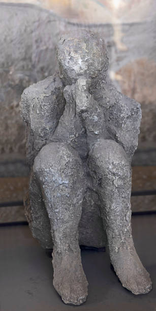 istock Plaster cast of victims' body at Pompeii 2155902802