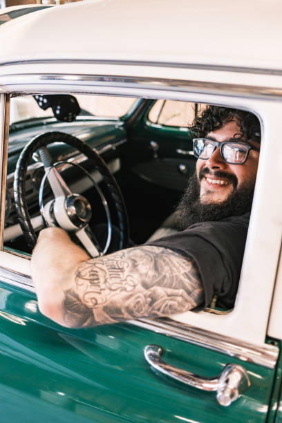 istock Young Latino male Low Rider enthusiast 2155904000