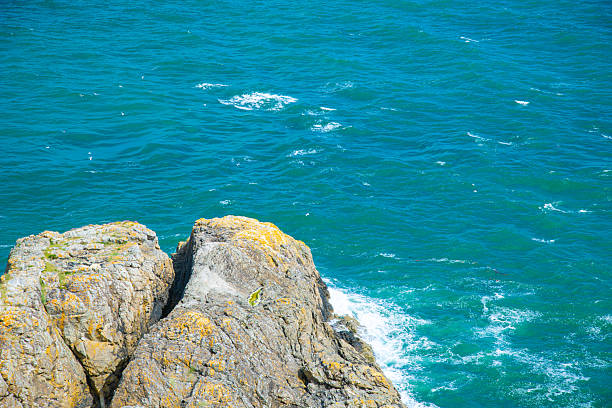 Dublin, Ireland - seaside under blue sky and white clouds