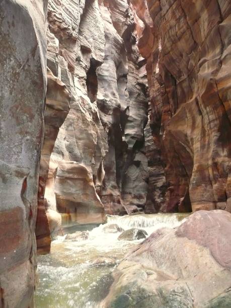 istock Al-Hidan Trail, Wadi Mujib Gorge, Jordan 2155906052