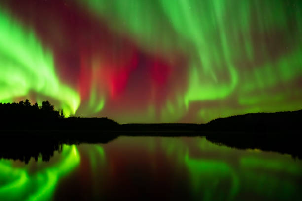 istock aurora borealis in Italy, 2155907376