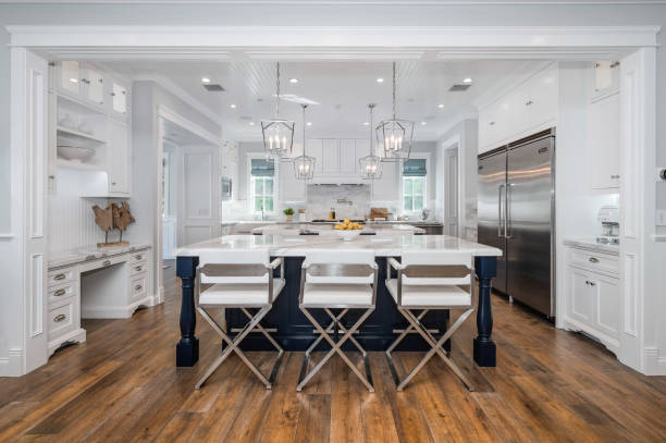 istock Luxurious kitchen in a new construction home in Encino, California 2155908129