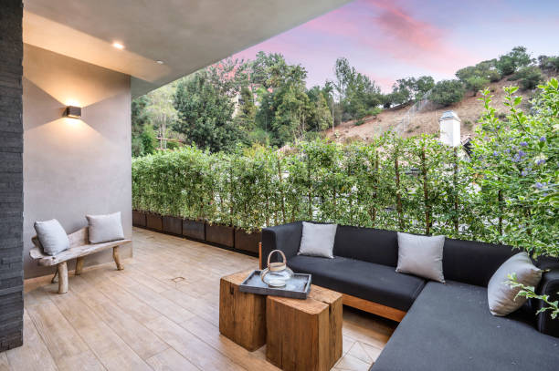 istock there is a large couch on the deck outside the house 2155908157