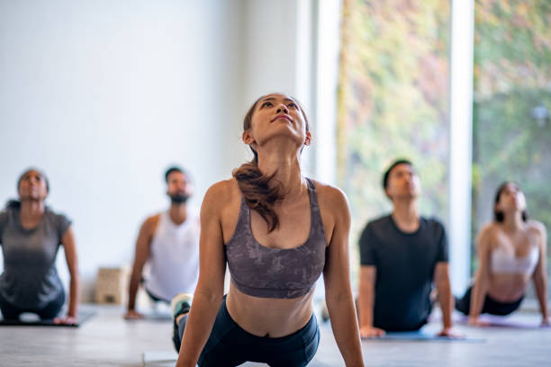 istock Adult Yoga Class 2155911169