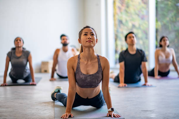 istock Adult Yoga Class 2155911174