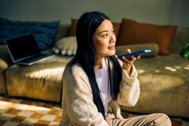 istock Young Asian self-employed female working from home. Remote work and productivity concept. 2155915998