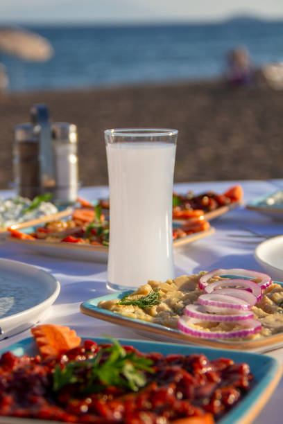 istock Glass of Raki and Appetizers 2155916155
