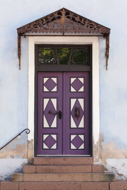 An old door in the old town of Tallinn, Estonia.