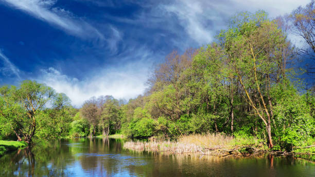 The Cuyahoga River at Cuyahoga Valley National Park in Ohio