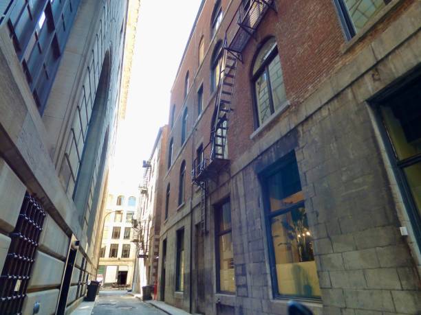 istock Old Montreal alley 2155923148