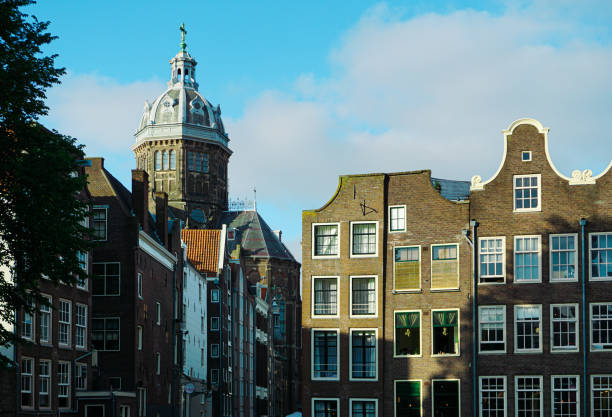 Low angle view of buildings against sky