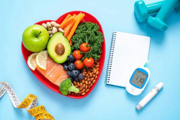 istock Healthy eating for blood glucose control concept 2155925108