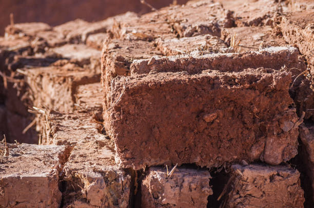 Mud brick in merzouga desert - Morocco