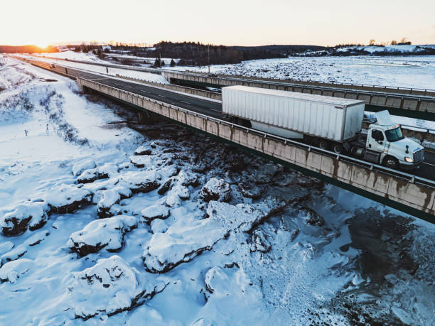 istock Winter Trucking 2155933359