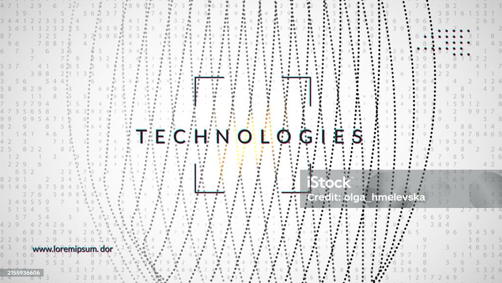 Idgit Background Digit Background Concept Intelligent Computer Research Visual Network ...