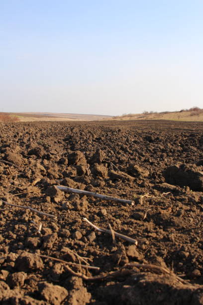 istock A large flat area with a large hole in it 2155937348