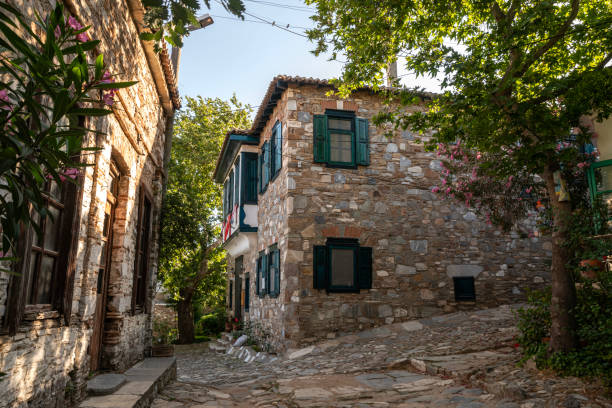 istock Domatia, is a Greek village. 2155939982