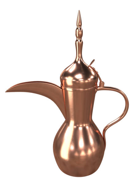 istock Arabic teapot, copper color 2155945059