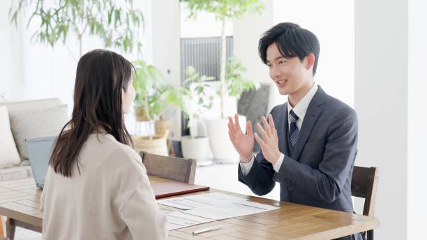 istock Businessman making a sales call 2155964886