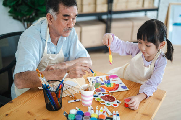 istock Generations on Canvas: A Grandfather's Art Lessons 2155965799