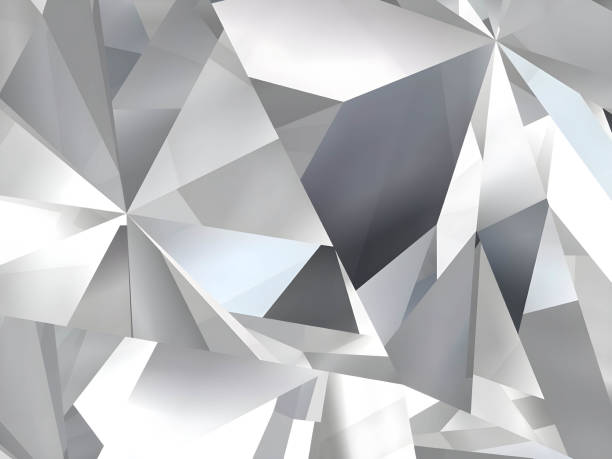 istock Realistic diamond texture close up, 3D illustration. (high resolution 3D image) 2155973091