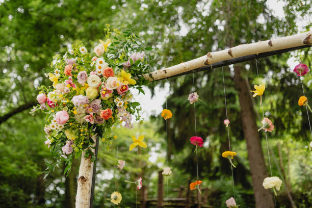 Fresh flower wedding decoration