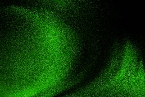 istock Black dark green abstract background for design. Color gradient. Wave, fluid. black red surface with metallic effect., spot. Neon, glow, flash, shine. Template. Rough, grain, noise 2155982681